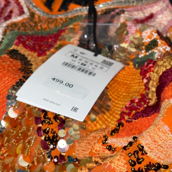 ZARA BEADED DRESS LIMITED EDITION - Picture 11 of 13